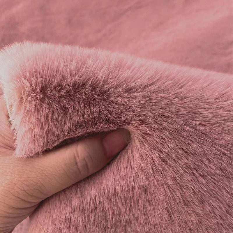 tapis moderne fausse fourrure