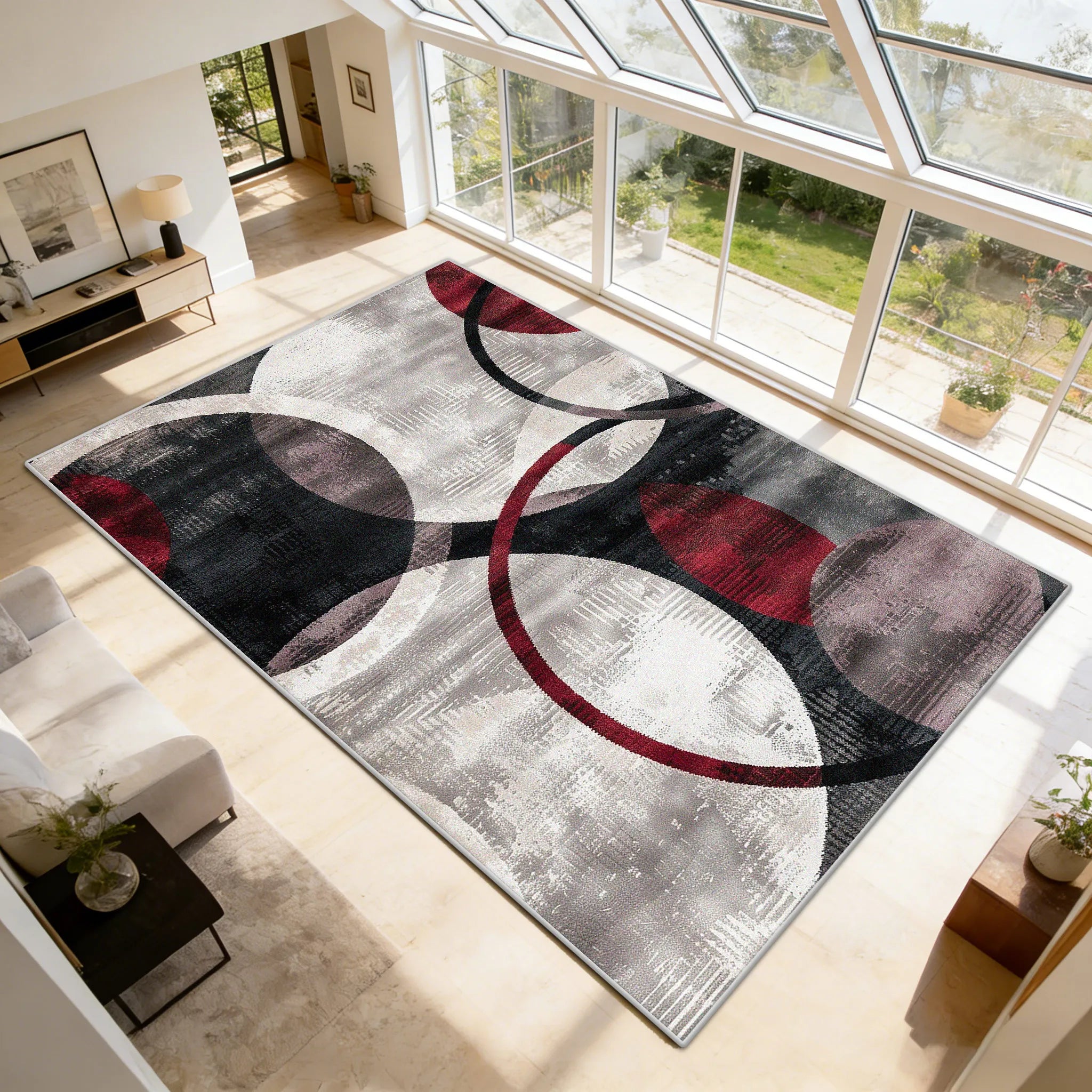 tapis moderne graphique