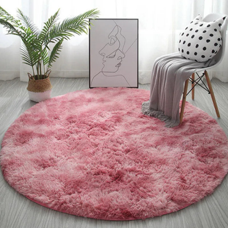 tapis moderne gris et rose