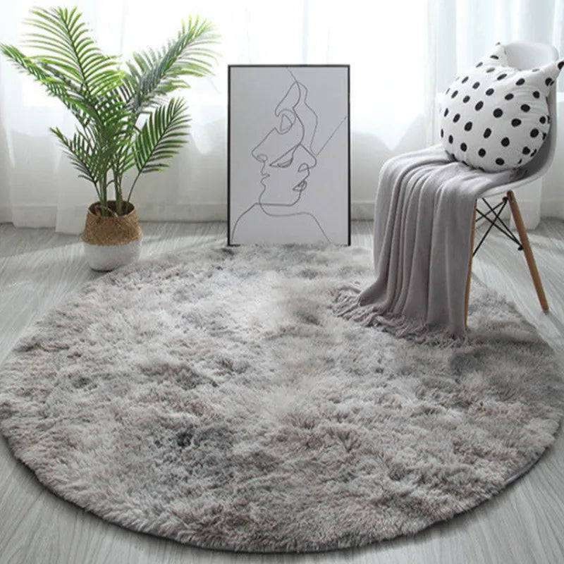 tapis moderne gris et rose