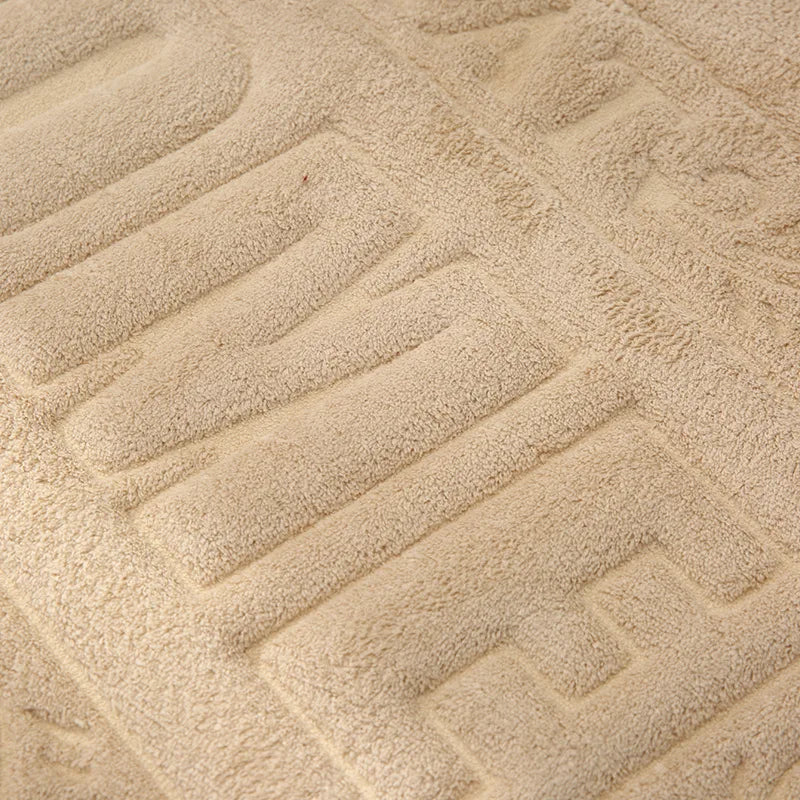 tapis moderne kaki