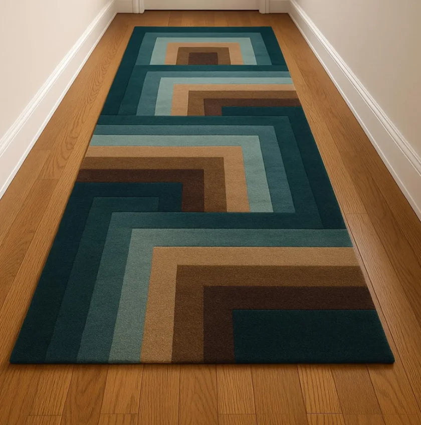 tapis moderne marron