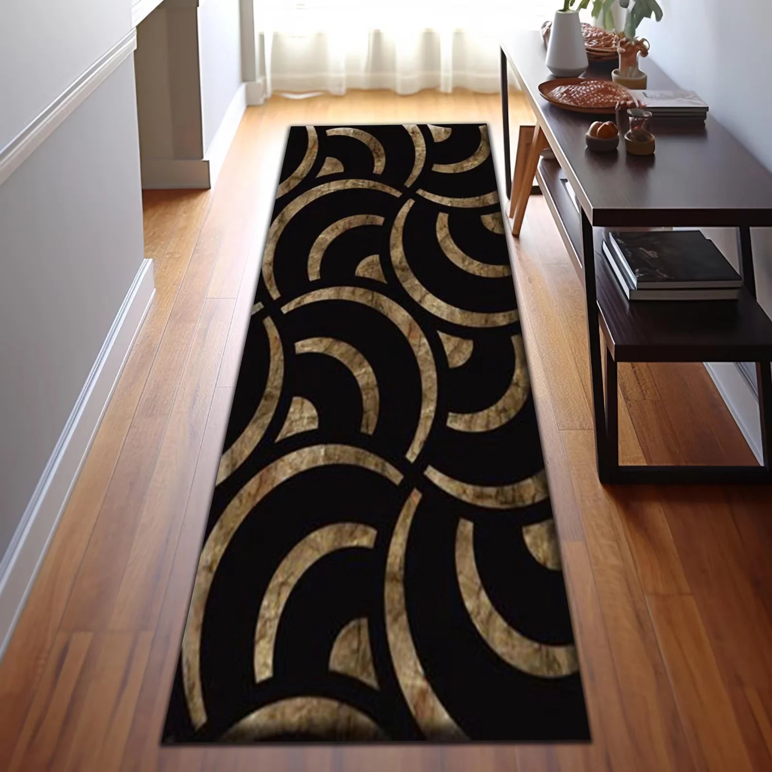 tapis moderne marron