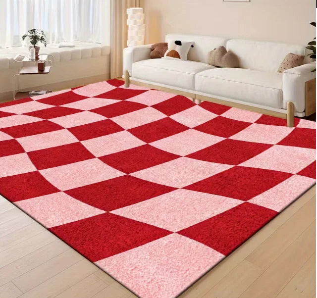 tapis moderne noir et blanc