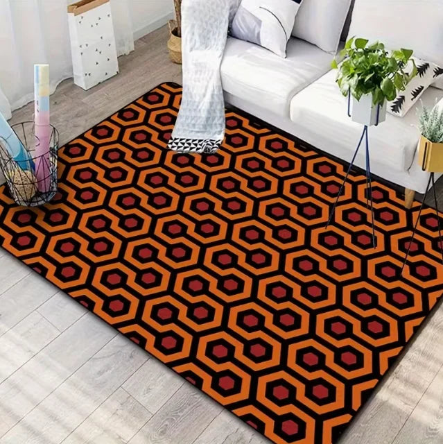tapis moderne noir et blanc