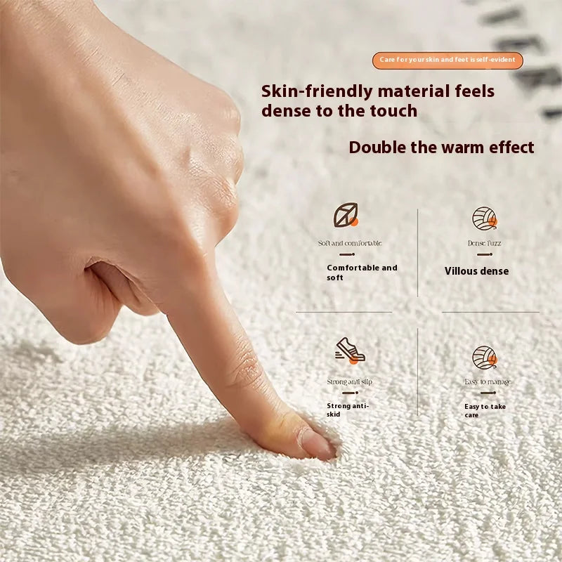 tapis moderne orange