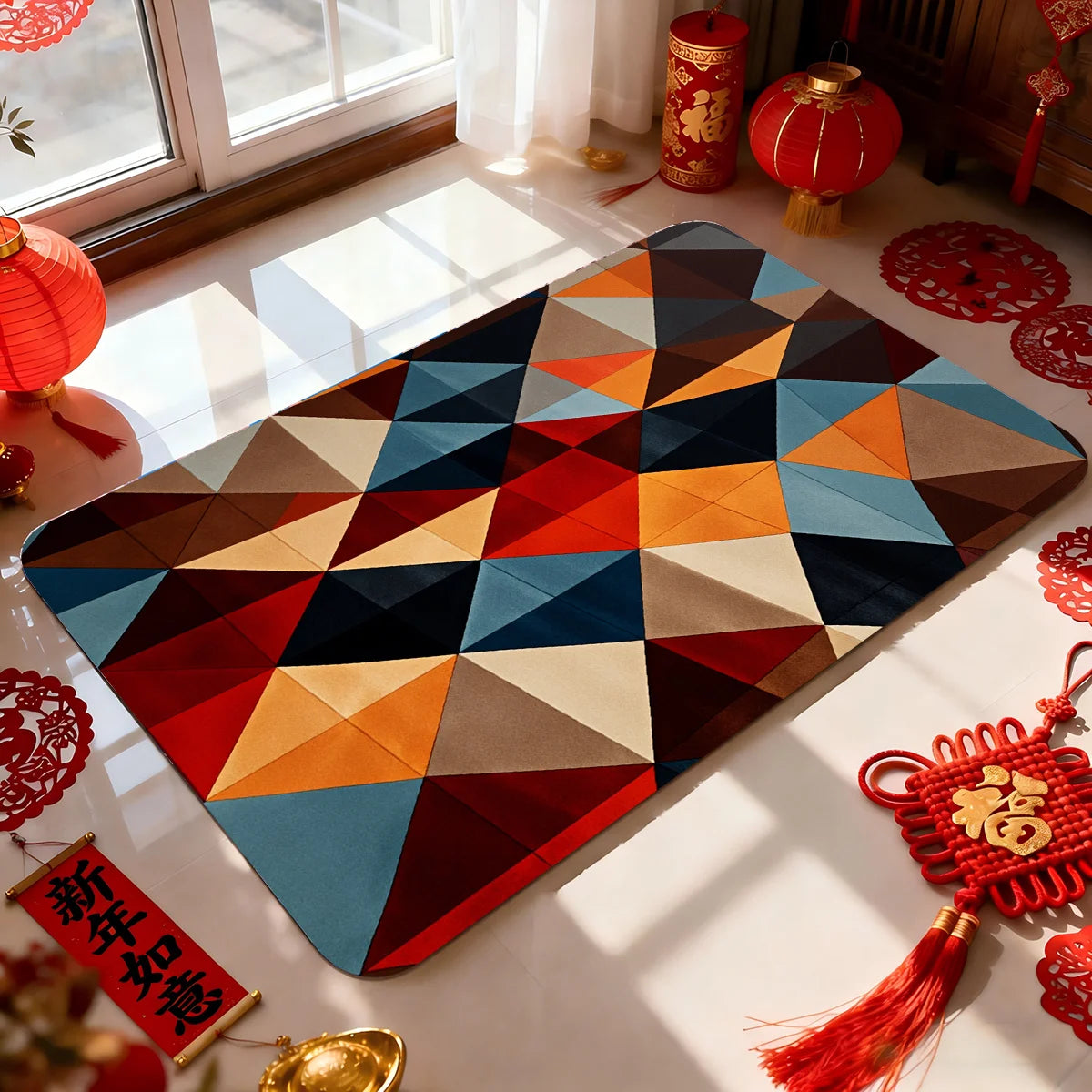 tapis moderne rectangle