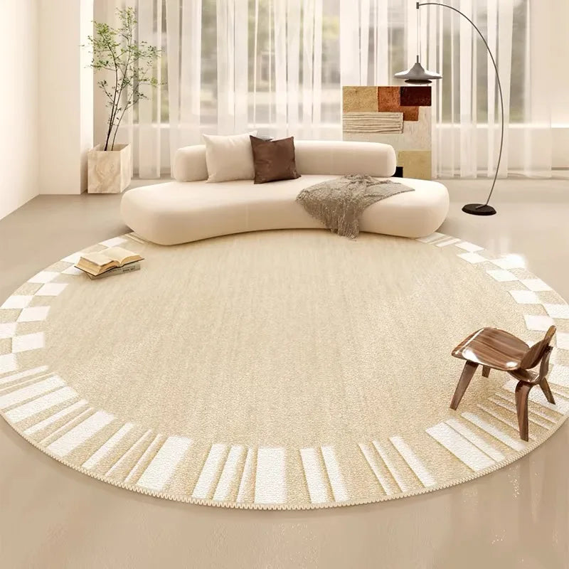 tapis moderne rond central