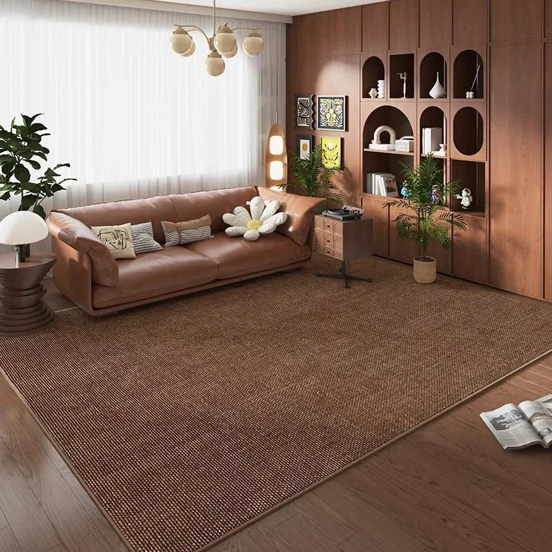 tapis moderne ton marron