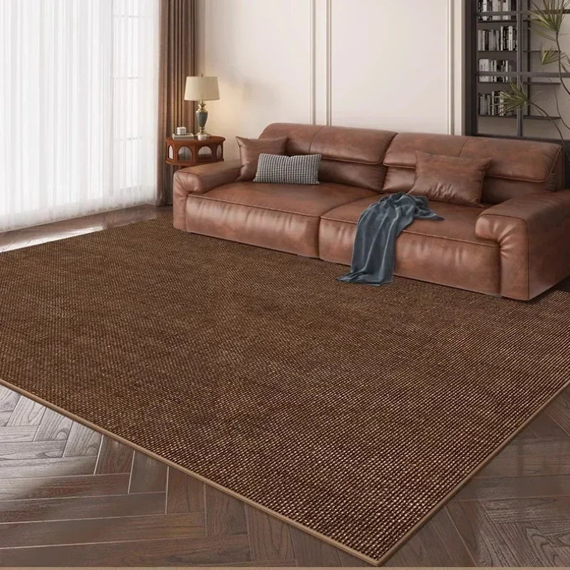 tapis moderne ton marron