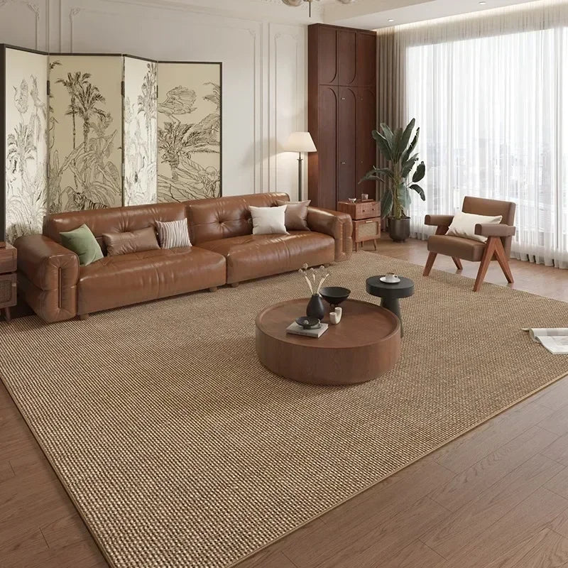 tapis moderne ton marron