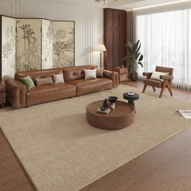 tapis moderne ton marron