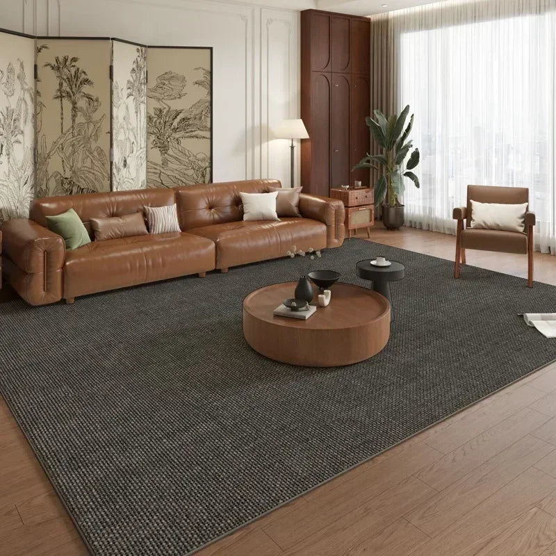 tapis moderne ton marron