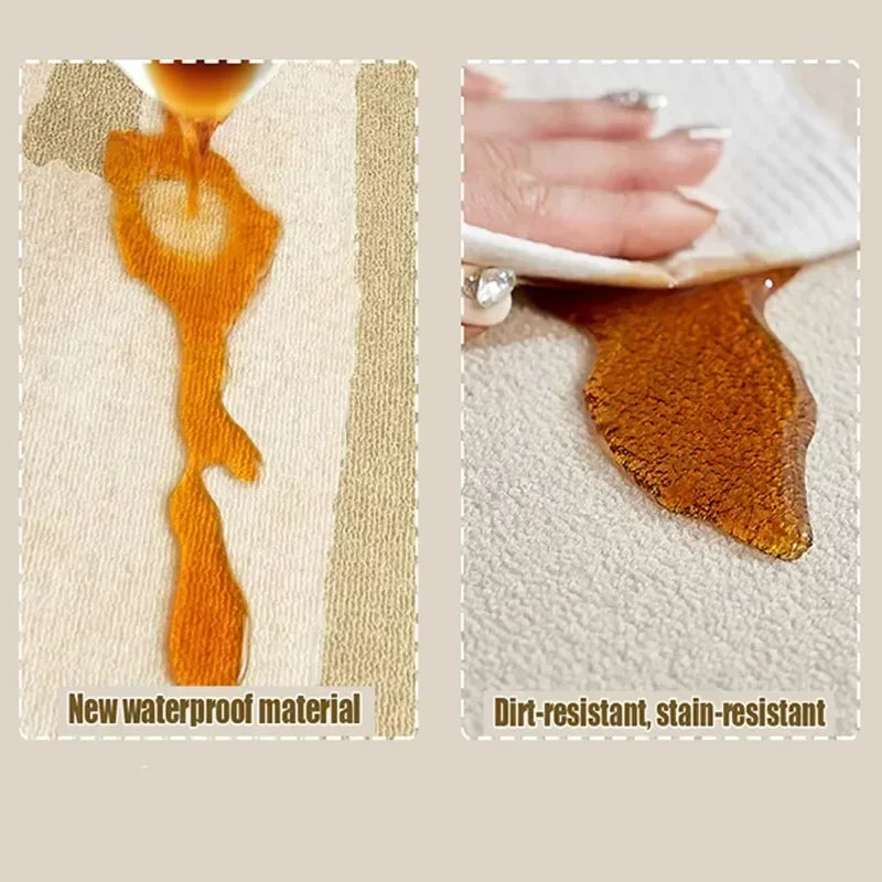 tapis moderne ton marron