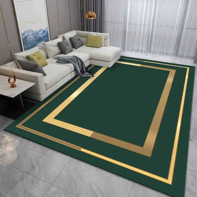 tapis moderne vert