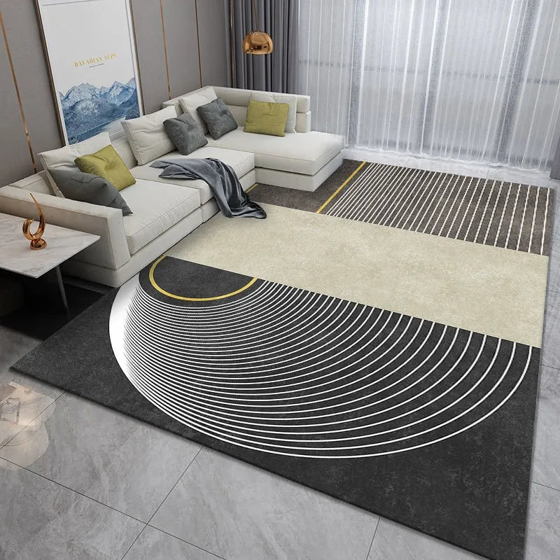 tapis moderne vert