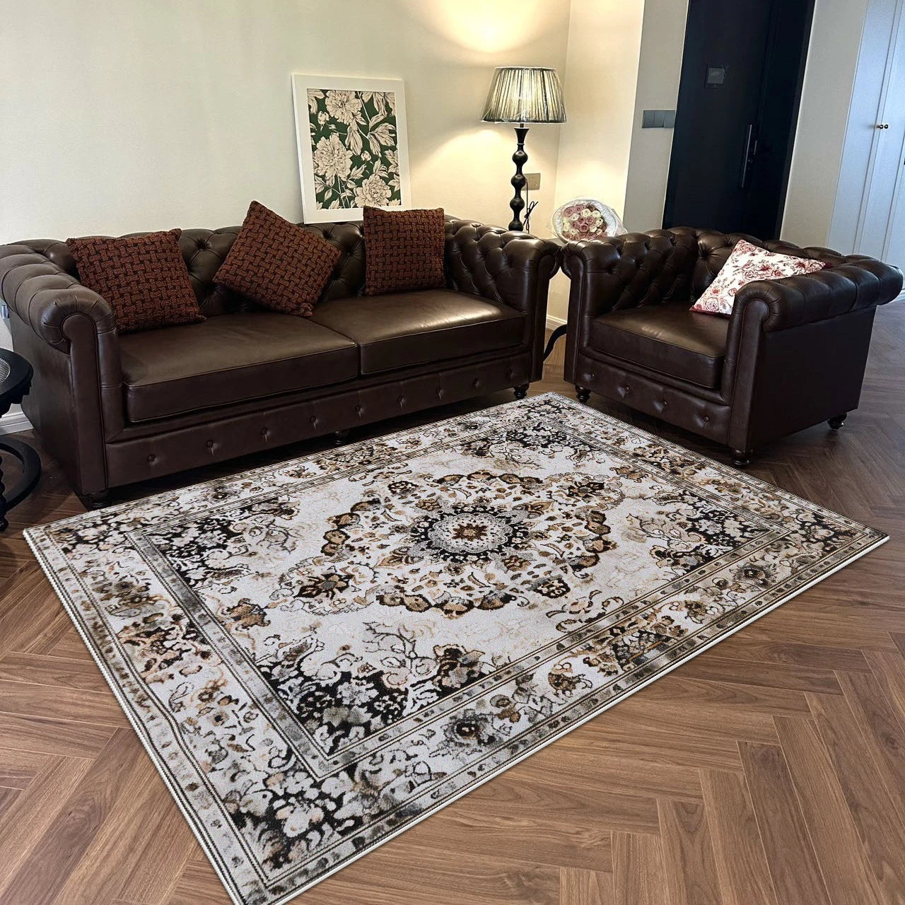 tapis persan moderne