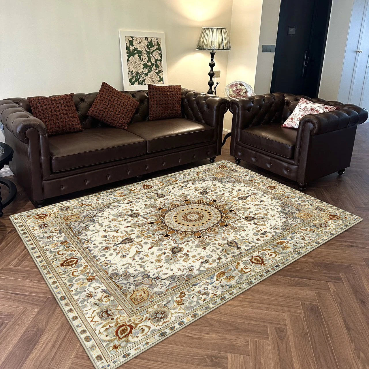 tapis persan moderne