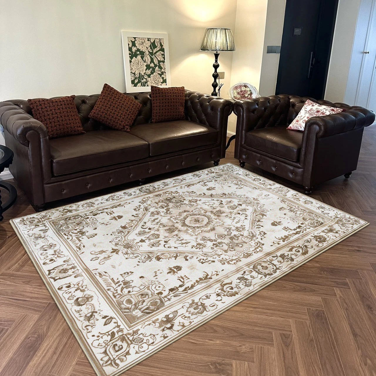 tapis persan moderne
