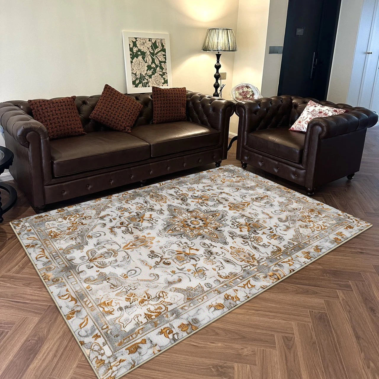 tapis persan moderne