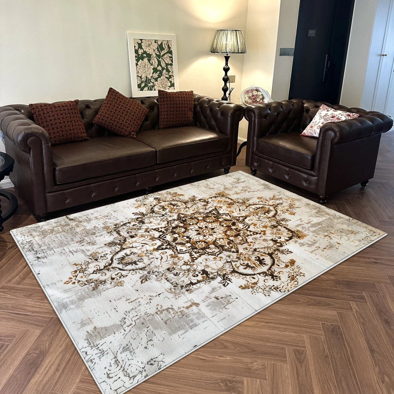 tapis persan moderne