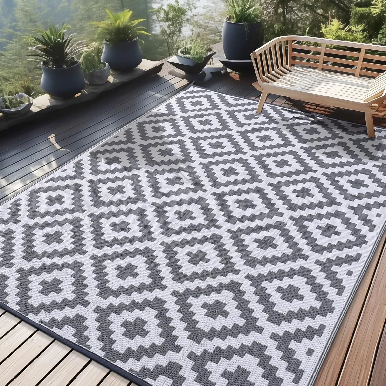 tapis pour terrasse moderne