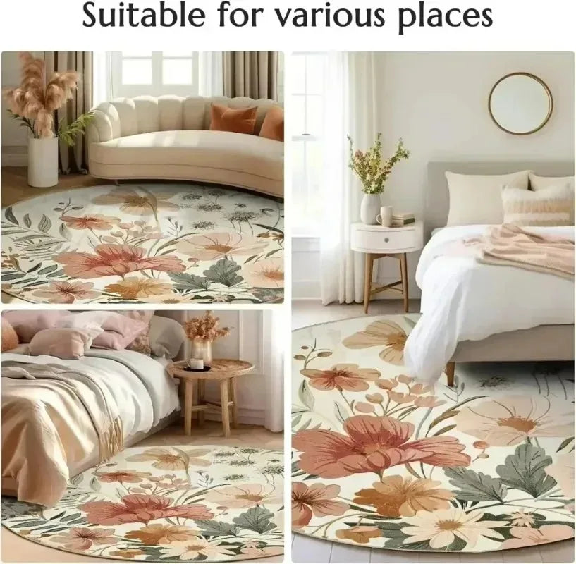 tapis rond moderne