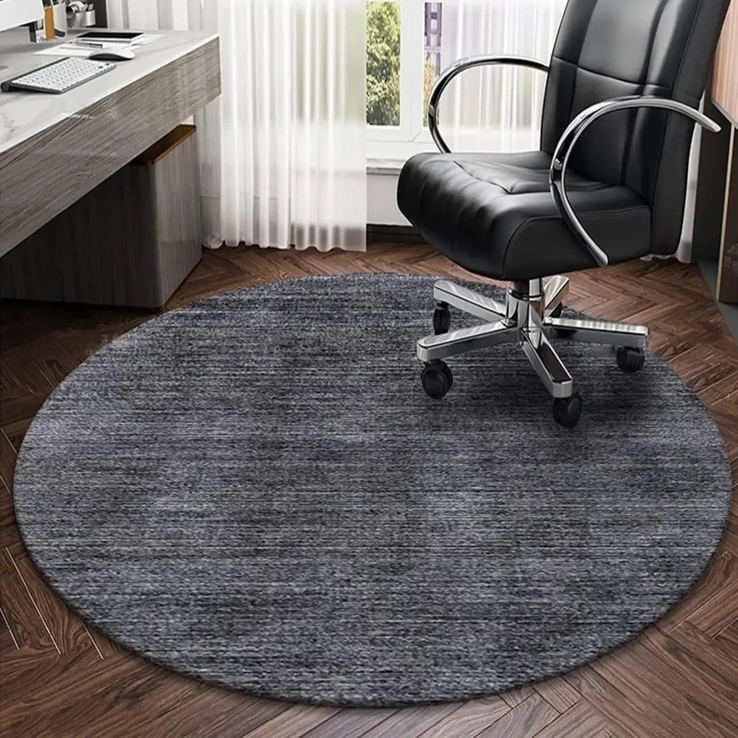 tapis rond moderne