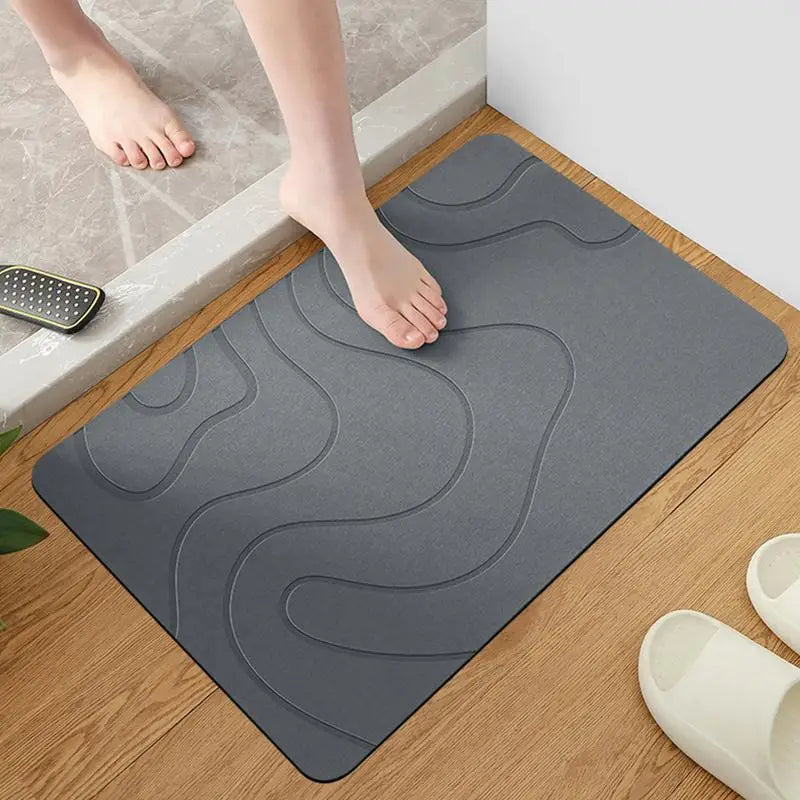 tapis salle de bain moderne