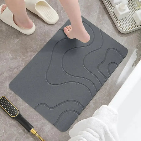 tapis salle de bain moderne
