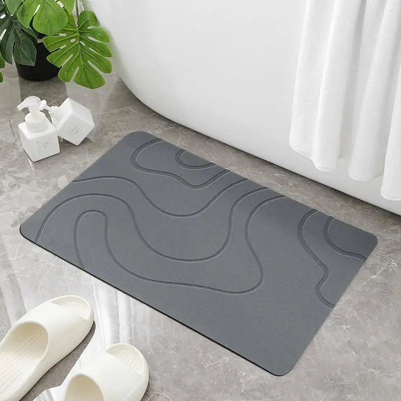 tapis salle de bain moderne
