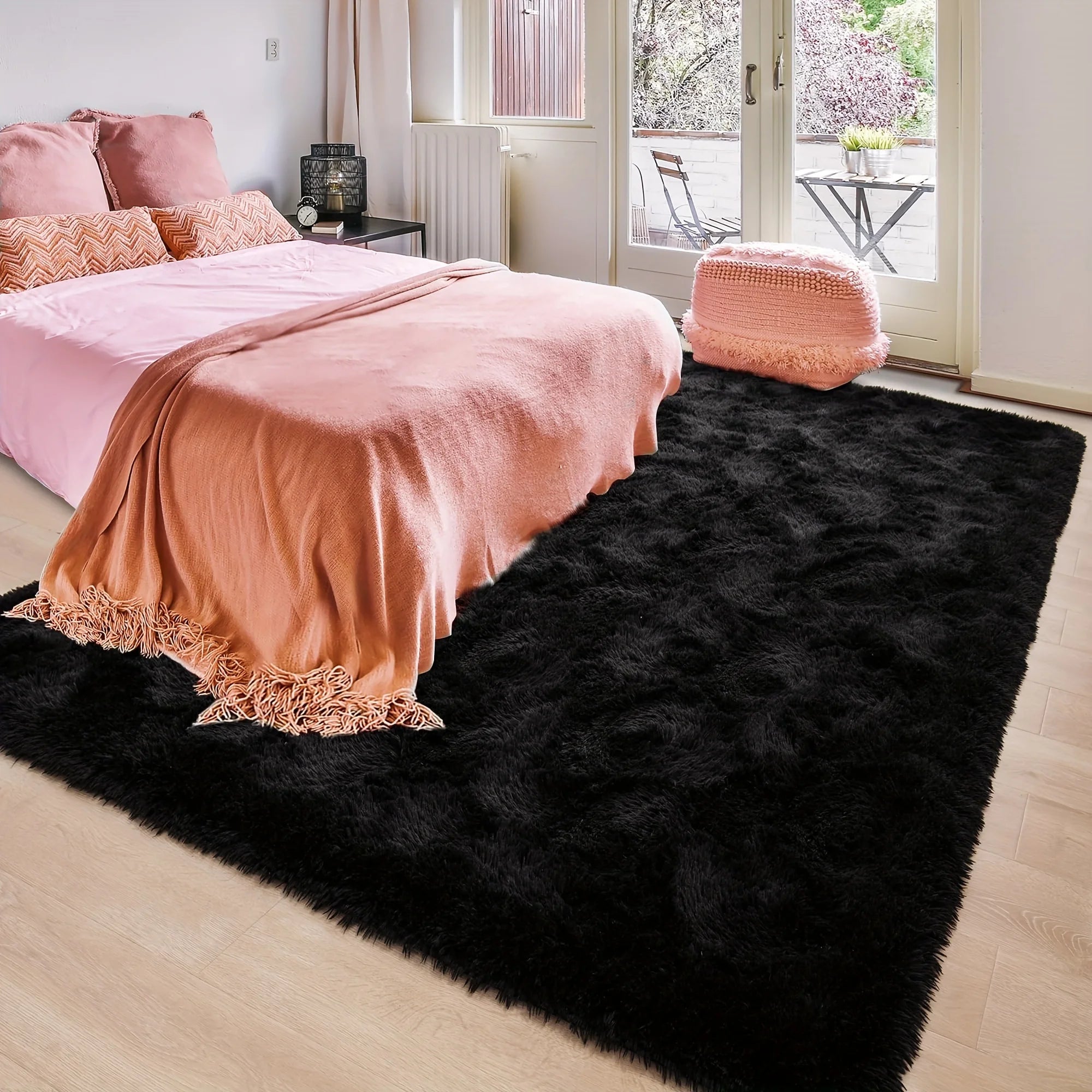 tapis soie moderne