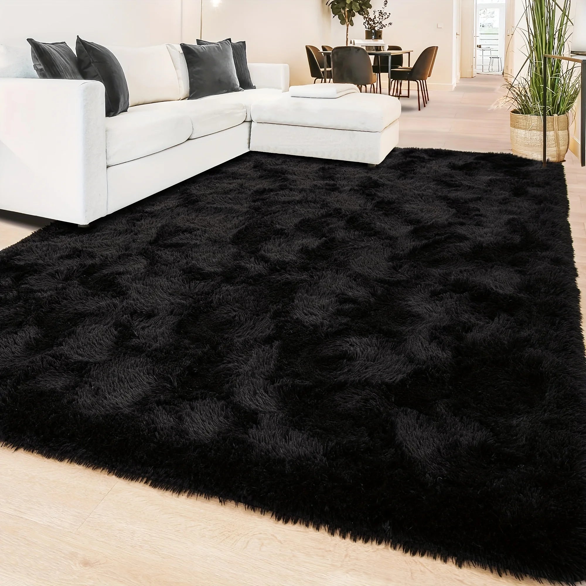 tapis soie moderne
